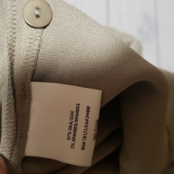 Eileen Fisher wide leg silk pants - Picture 6 of 7